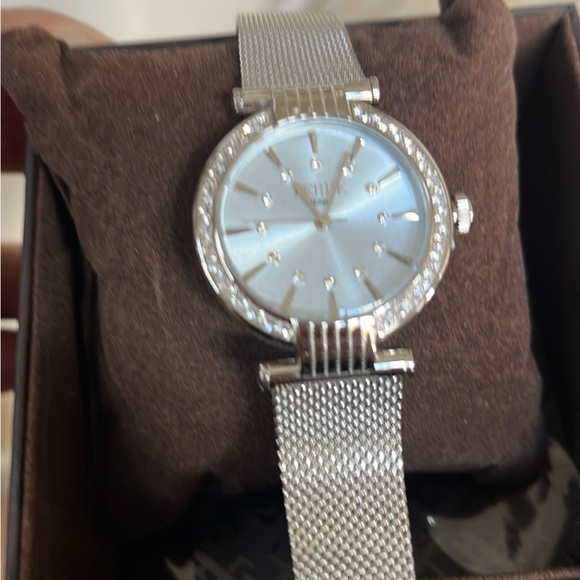 NIB FERRE MILANO Ronda 763E Crystal Embellished Cuff34mm made in Switzerland NWT - Picture 8 of 10